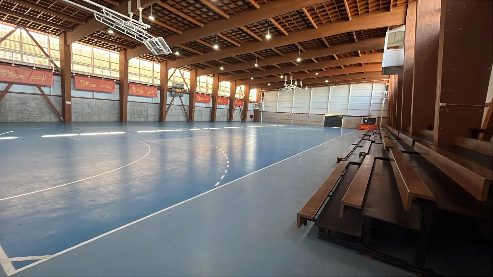 Vista interior del Polideportivo de La Florida